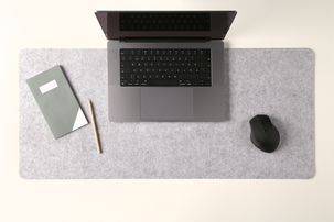 Skrivebordsunderlag i filt, 90 x 40 cm