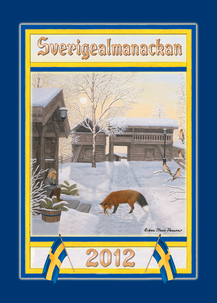 Väggalmanacka Sverige 2012
