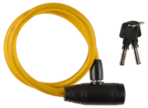 Sykkellås vaier med 2 nøkler, 65 cm