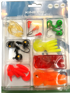 Kinetic Jigheads betessats jiggskallar 3-15 gram