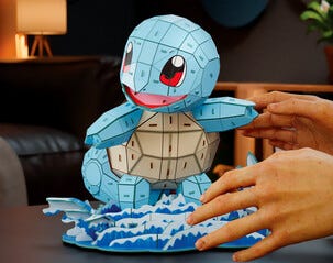 4D Build Pokémon Squirtle 3D-puslespill 180 biter, fra 12 år