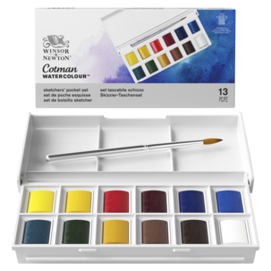 Akvarellfärgssats Winsor & Newton