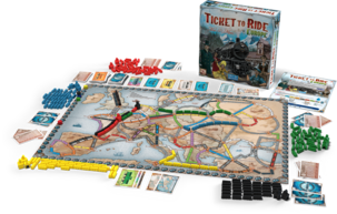 Ticket to Ride Europe Lautapeli, yli 8-vuotiaille