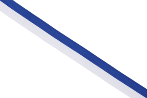 Lahjanauha Suomi kangasta, sinivalkoinen