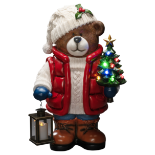 Konstsmide Suuri nalle valoilla, 65,5 cm