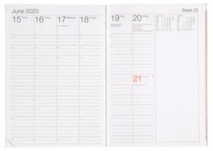 Ukekalender 2019/2020, blå