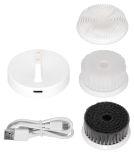 Kasvoharja, paristokäyttöinen, 3 harjaa