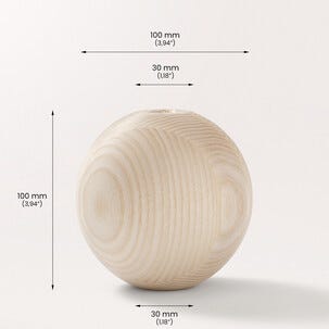 Prettypegs möbelben Otto 100 mm Raw, 1-pack