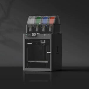 Bambu Lab P1S Combo 3D-tulostin, tasaiset tulosteet