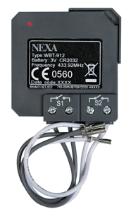 Nexa WBT-912 sender for innfelling
