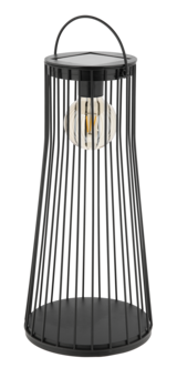 Solcellelykt 50 cm svart Northlight