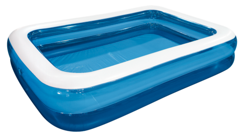 Uppblåsbar pool för barn 2 x 1,5 m