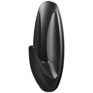 Command självhäftande krokar design 1,3 kg, svart, 2-p