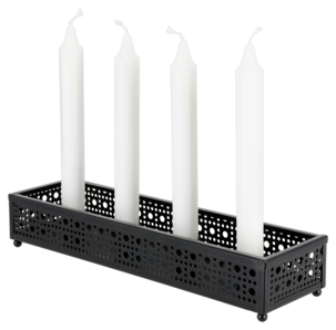 Adventsljusstake metall