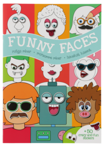 Puuhakirja ja tarroja, Funny Faces