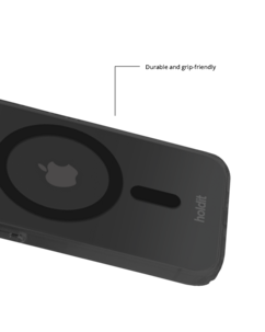 Holdit Transparent Case MagSafe iPhone 12/12 Pro mobilskal