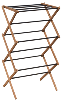 Tørkestativ Aurora i ask og metall, sammenleggbart