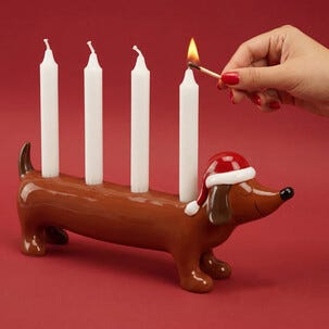 Tax adventsljusstake för levande ljus