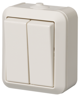 ABB Jussi Pinta-asennettava kruunukytkin IP44, 1065SWP