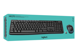 Logitech MK270 Wireless Combo trådløst tastatur og mus