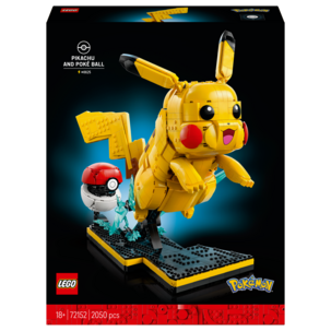 LEGO Pokémon Pikachu og pokéball 72152, 18 år