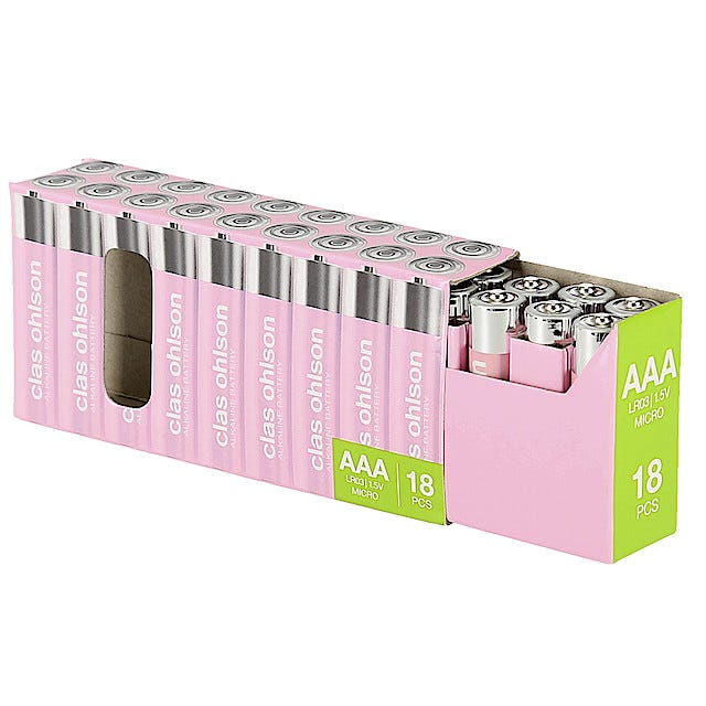 Alkaliskt batteri AAALR03 18 pack Clas Ohlson | Clas Ohlson Alkaliskt batteri AAALR03 18 pack Clas Ohlson | Clas Ohlson