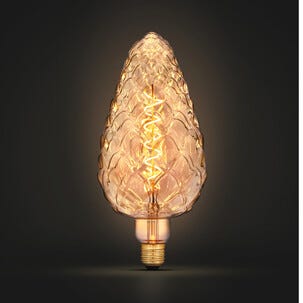 Koristelamppu LED käpy, E27, himmennettävä