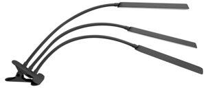 3-armad växtbelysning LED med klämma