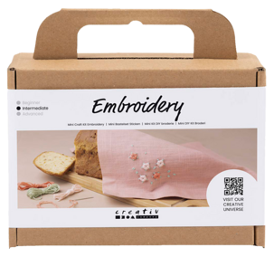 Creativ Company DIY Kit brodere serviett, nybegynner