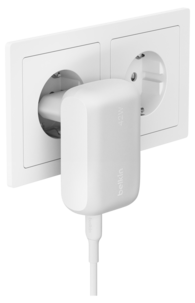 Belkin BoostCharge hurtiglader USB-C og USB-A, 42 W