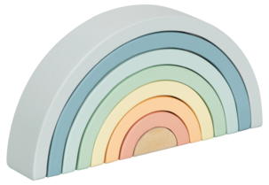 Regnbue i tre, 8 deler, for barn fra 1,5 år