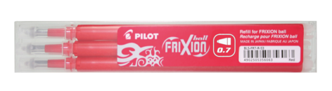 Täyttöpakkaus Pilot Frixion Clicker 3 kpl