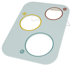 Kastespill i tre for barn, utendørs, fra 3 år