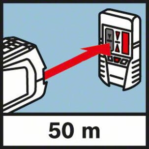 Krysslaser Bosch GLL 2-50 och stativ BT 150 Professional