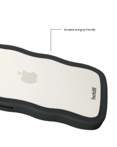 Holdit Wavy Case iPhone 16e, 15, 14, 13 mobilskal
