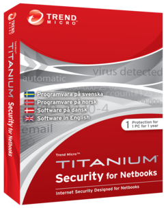 Antivirusprogram Trend Micro™ Titanium Security
