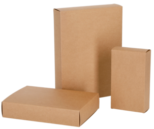 Presentförpackningar 3-pack, natur