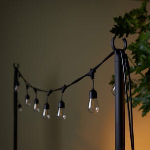 Northlight stolpar för ljusslingor, 212 cm, 2-pack