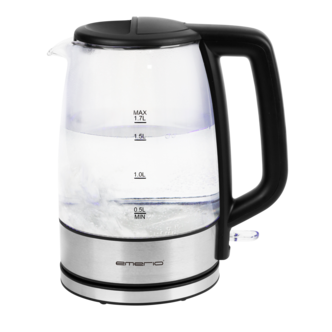 Emerio vattenkokare i glas 1,7 l, WK-130126
