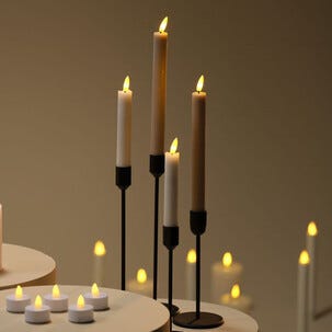 Ljusstake svart