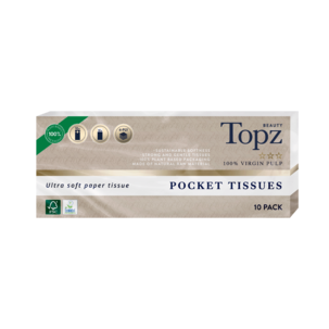 Topz Premium Pocket Tissue näsdukar 10-pack