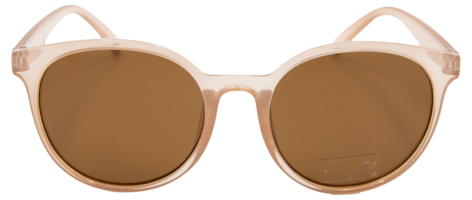 Store solbriller dame, beige