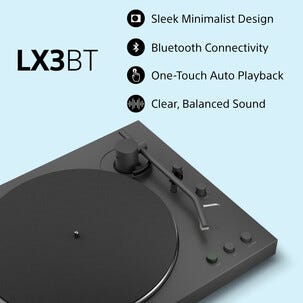 Sony PS-LX3BT Levysoitin, Bluetooth ja esivahvistin