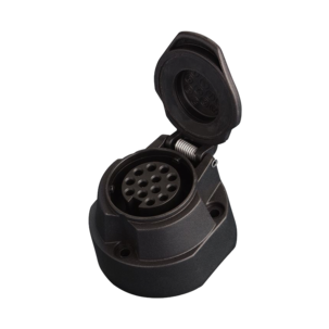 Perävaunupistoke, 13-napainen pistorasia, 12 V