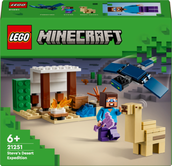 LEGO Minecraft Steves ørkenekspedisjon 21251, fra 6 år