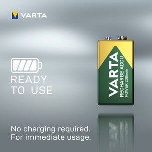 VARTA Ready2Use 9 V ladbart batteri 