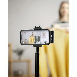 Boya Boyalink V2.0 trådlös mikrofon 3,5 mm, USB-C, Lightning
