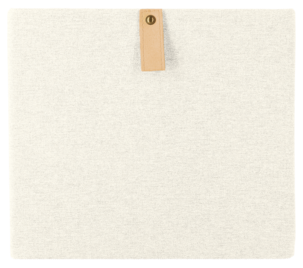 Kvadrat oppbevaringsboks, lin-look