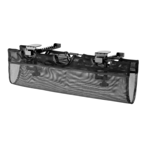 Kabelhållare skrivbord, kabelgömma med klämfäste, svart