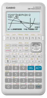 Casio FX-9860GIII grafisk kalkulator, videregående skole / høyskole